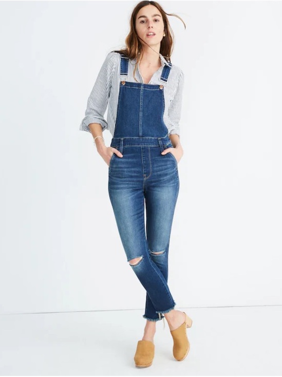Madewell Pants - Madewell Roadtripper Overalls in Brodie Wash - Super Stretch - Size Sm